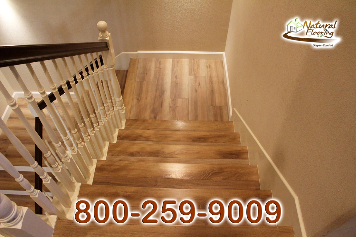Opened Stairs, White Skirtboard, and False Treads & Riser