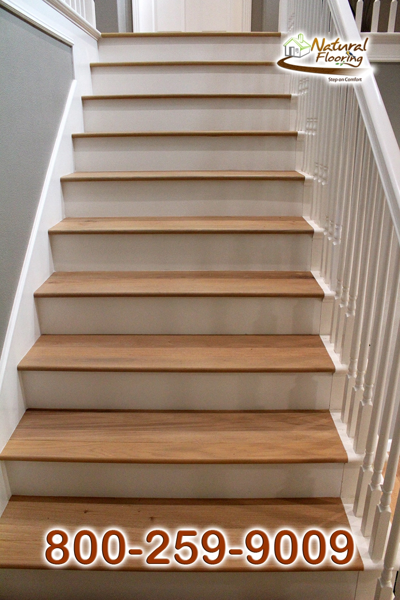 Opened Stairs, White Skirtboard, and False Treads & Riser