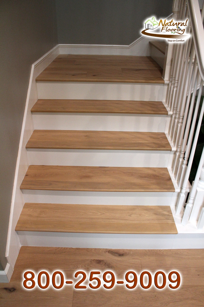 Opened Stairs, White Skirtboard, and False Treads & Riser