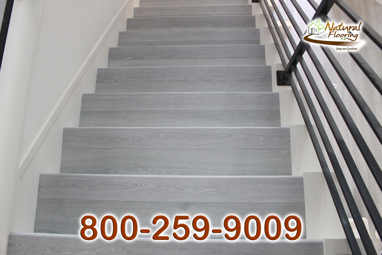 Opened Stairs, White Skirtboard, and False Treads & Riser