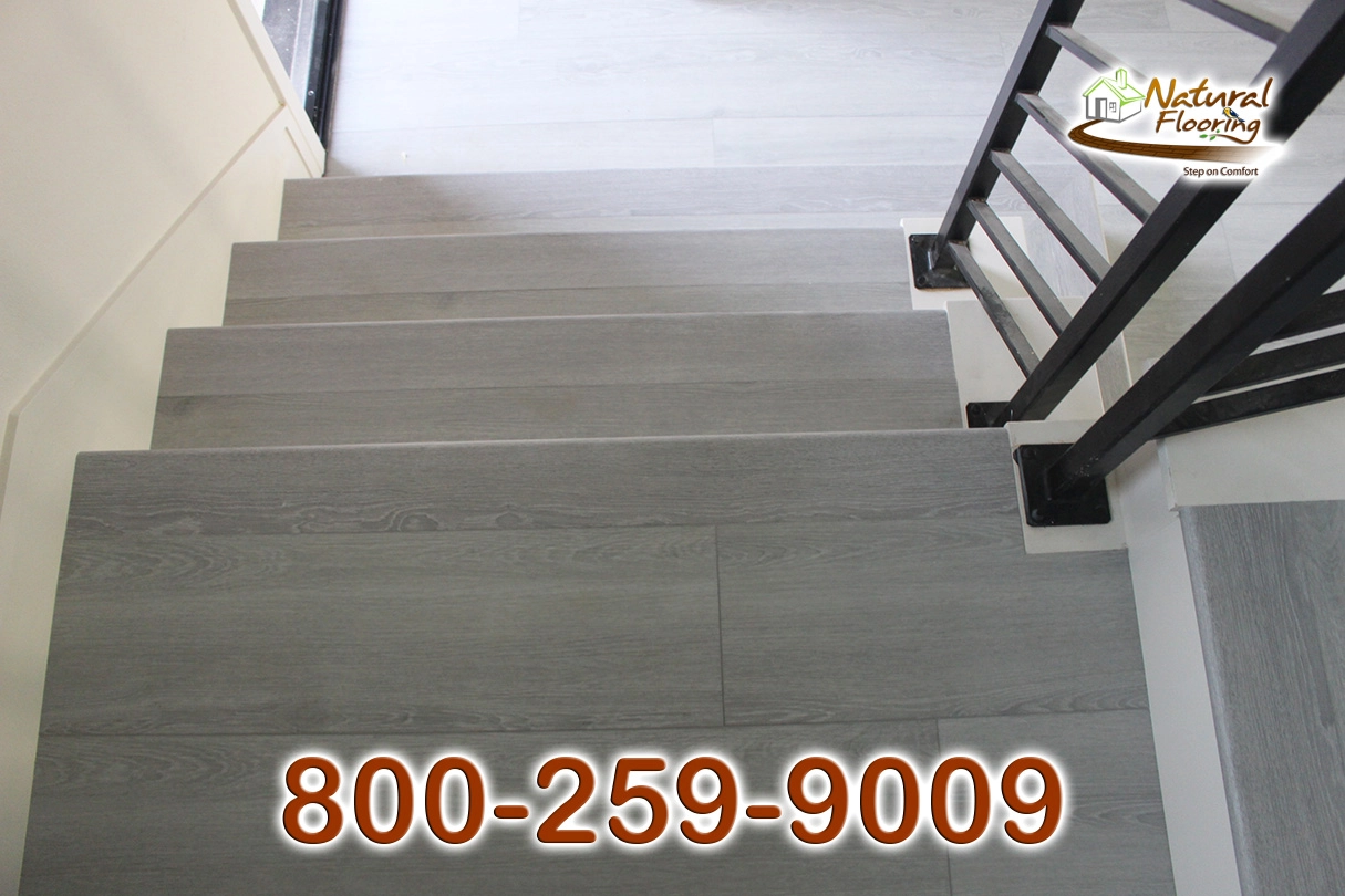 Opened Stairs, White Skirtboard, and False Treads & Riser