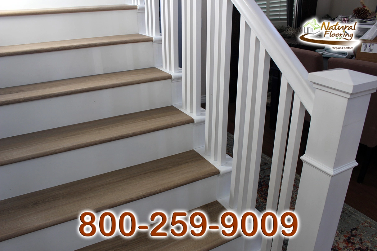 Opened Stairs, White Skirtboard, and False Treads & Riser