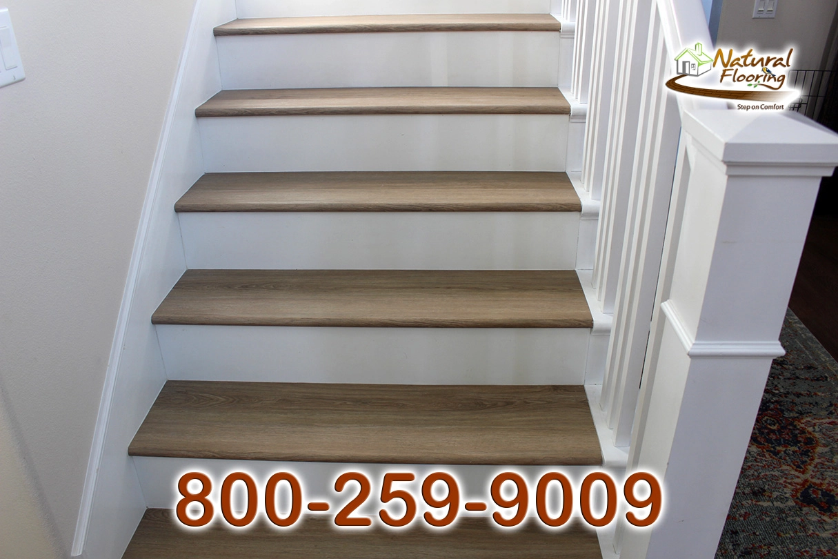 Opened Stairs, White Skirtboard, and False Treads & Riser