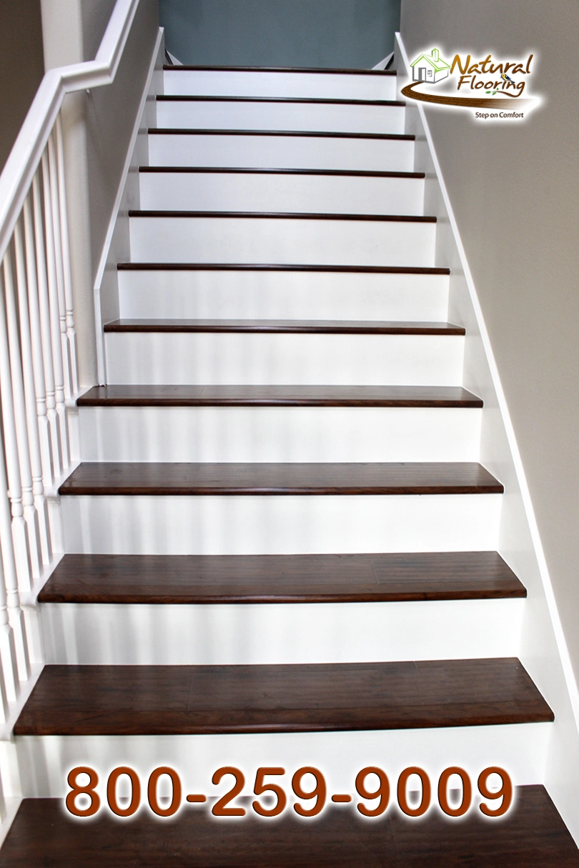 Opened Stairs, White Skirtboard, and False Treads & Riser