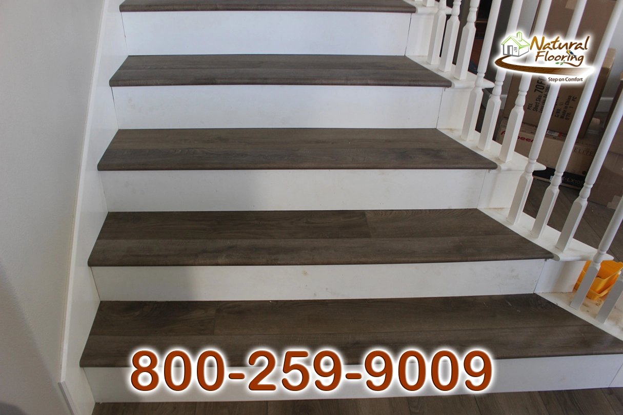 Opened Stairs, White Skirtboard, and False Treads & Riser