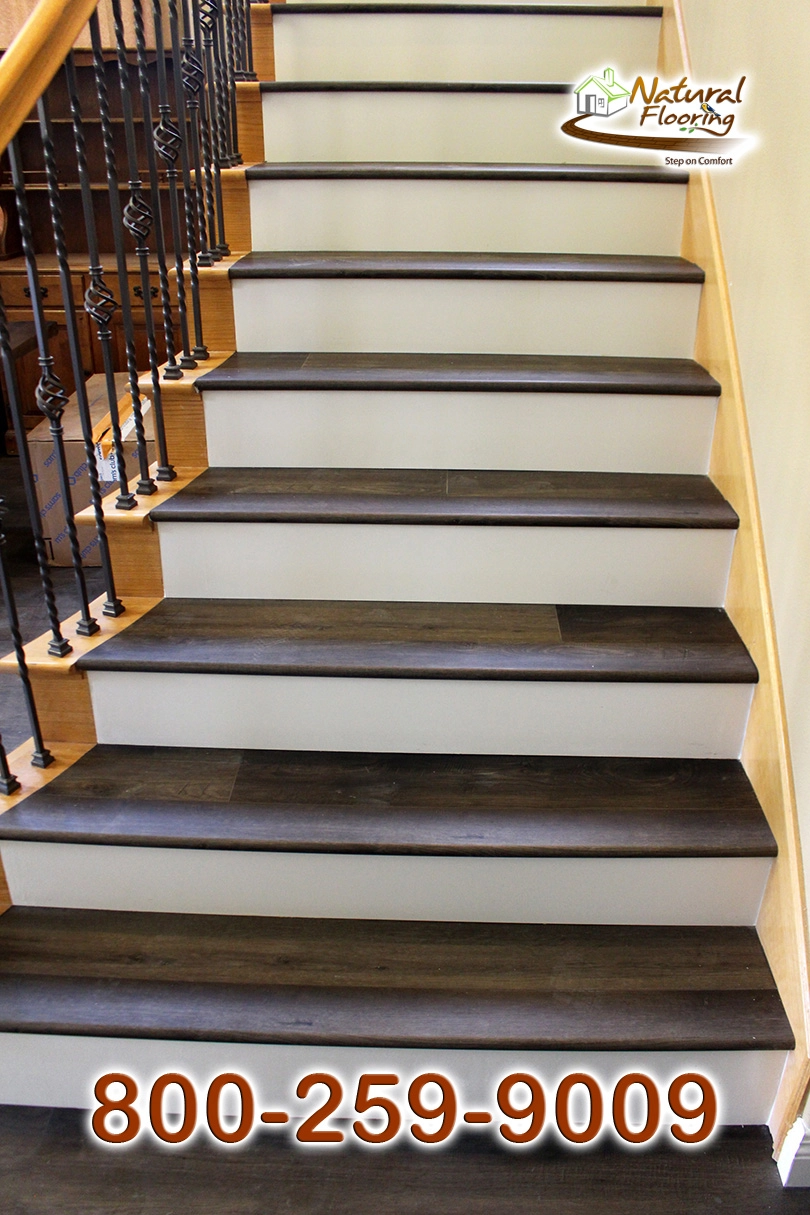 Opened Stairs, White Skirtboard, and False Treads & Riser