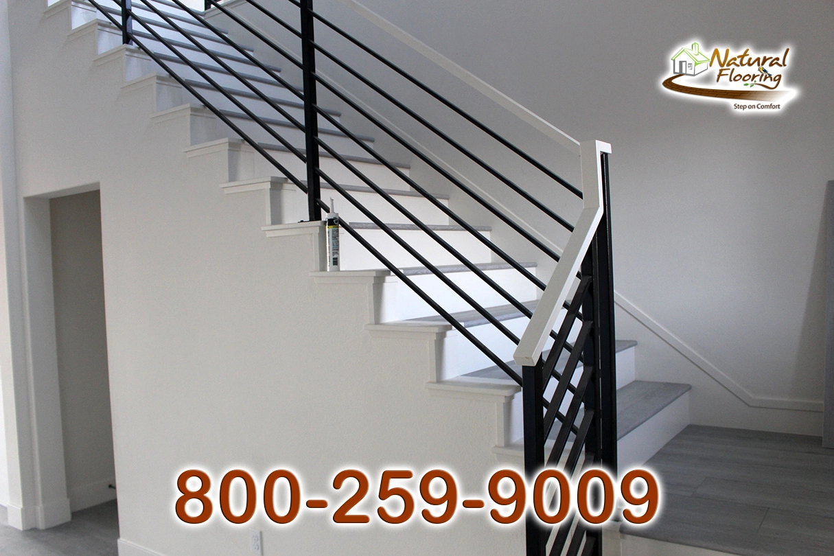 Opened Stairs, White Skirtboard, and False Treads & Riser