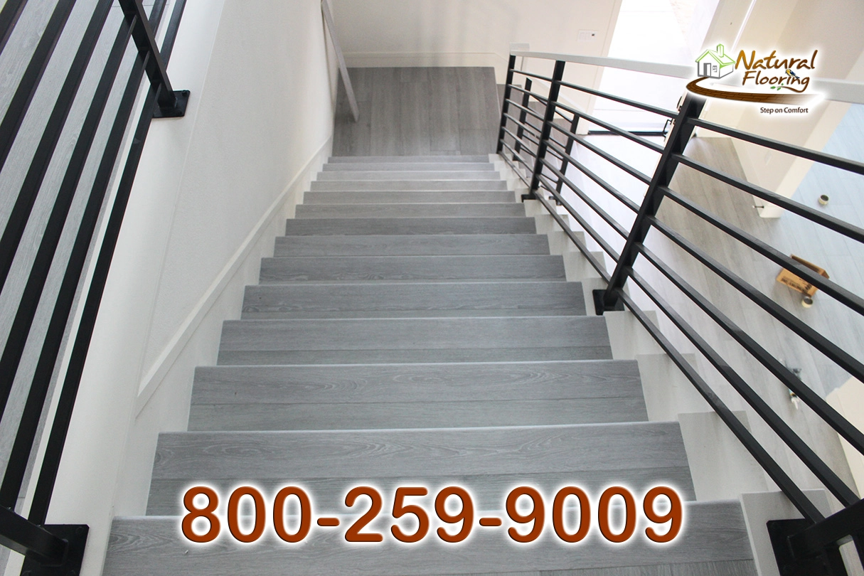 Opened Stairs, White Skirtboard, and False Treads & Riser