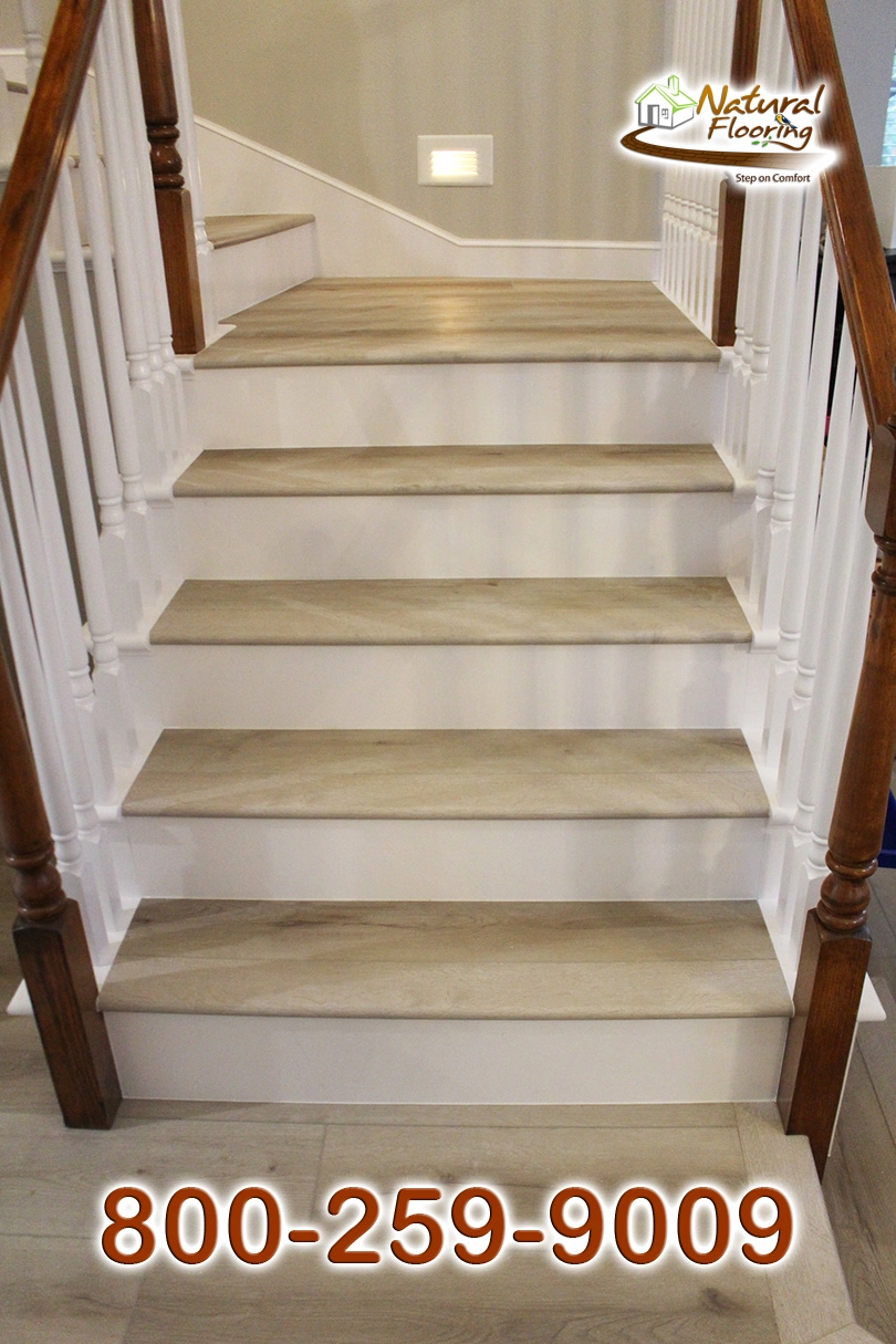 Opened Stairs, White Skirtboard, and False Treads & Riser