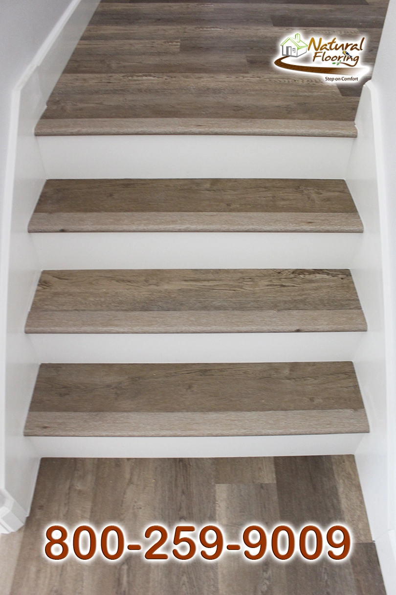 Opened Stairs, White Riser and White Skirtboard