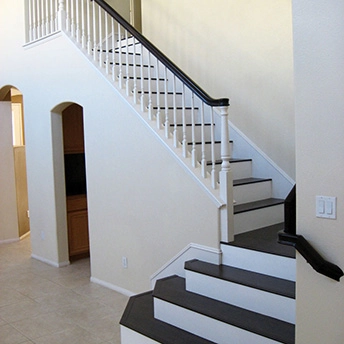 Hickory Nightfall Handscraped Laminate Stairs Eternity 5