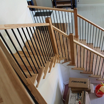 Hickory Sunglow Wood Stairs Tecsun 2