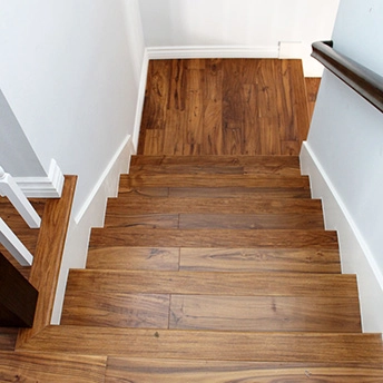 Acacia Broadway Handscraped Engineered Wood Stairs Urban 10 394672