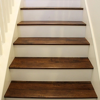 Harvest Gold Distressed Laminate Stairs Republic 6 656989