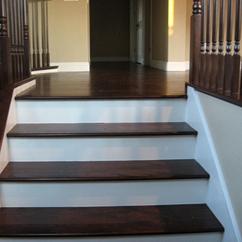 Hickory Ebany Distressed Engineered Wood Stairs Oasis 1 976901