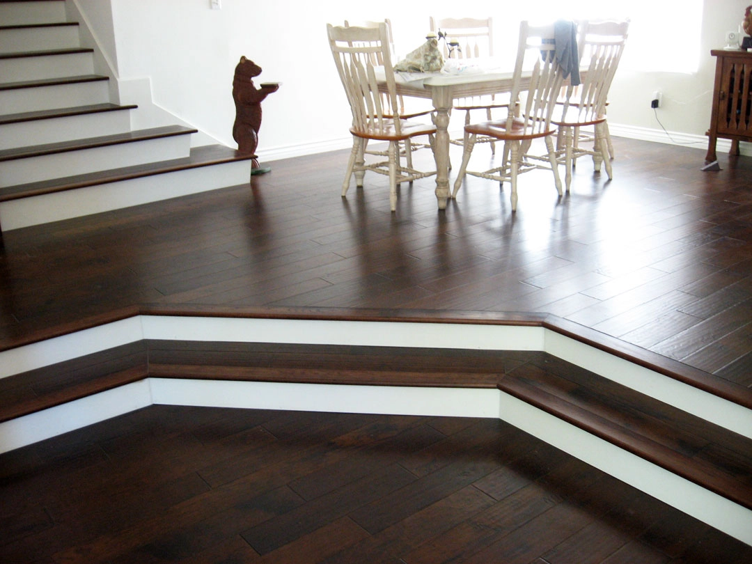 Area transition steps