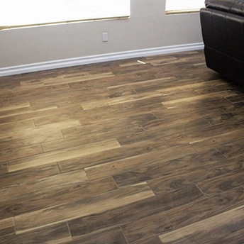 Acacia Wood Tile Floor 1