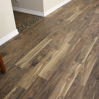 Acacia Wood Tile Floor 2
