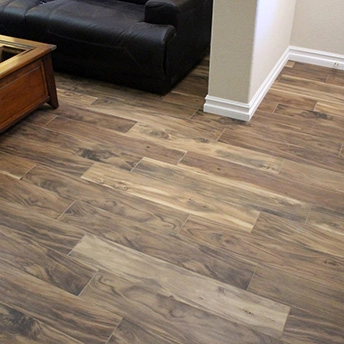 Acacia Wood Tile Floor 4
