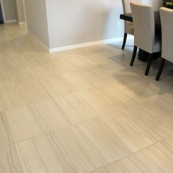 Aligned Rectangle Porcelain Tile Floor 4