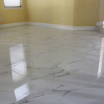 Artificial Glossy Marble Tile Floor 1