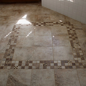 Porcelain Tile Floor Inlay 3