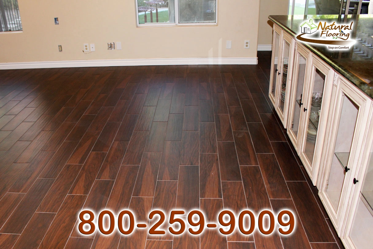 Brazilian Cherry Tile Floor