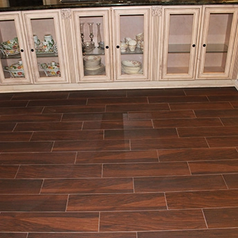 Brazilian Cherry wood tile floor 5