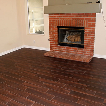 Brazilian Cherry wood tile floor 7