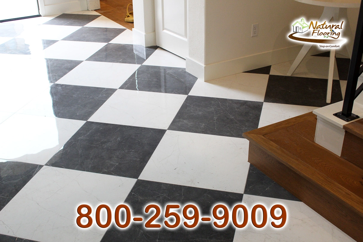 Checker Board Tile Floor