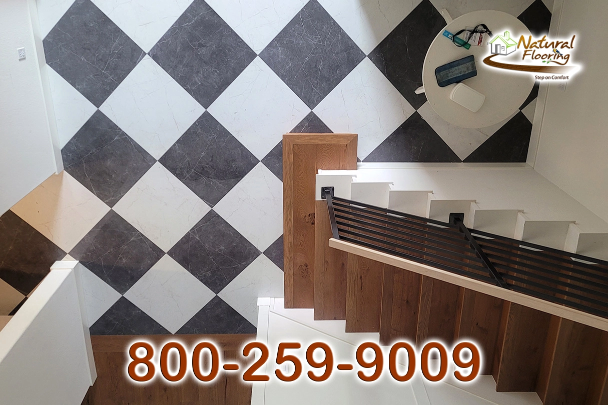 Checker Board Tile Floor