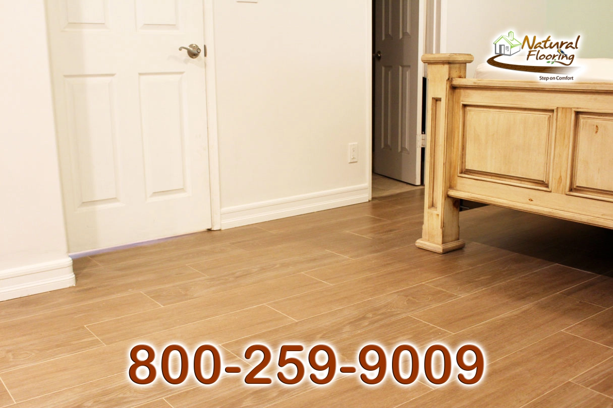 Cherry Wood Tile Floor