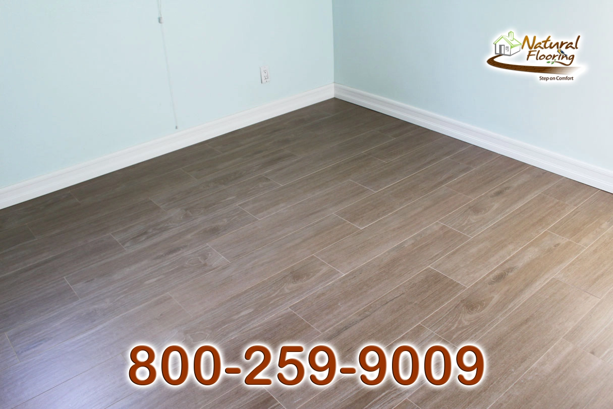 Cherry Wood Tile Floor