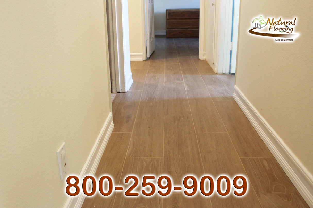 Cherry Wood Tile Floor