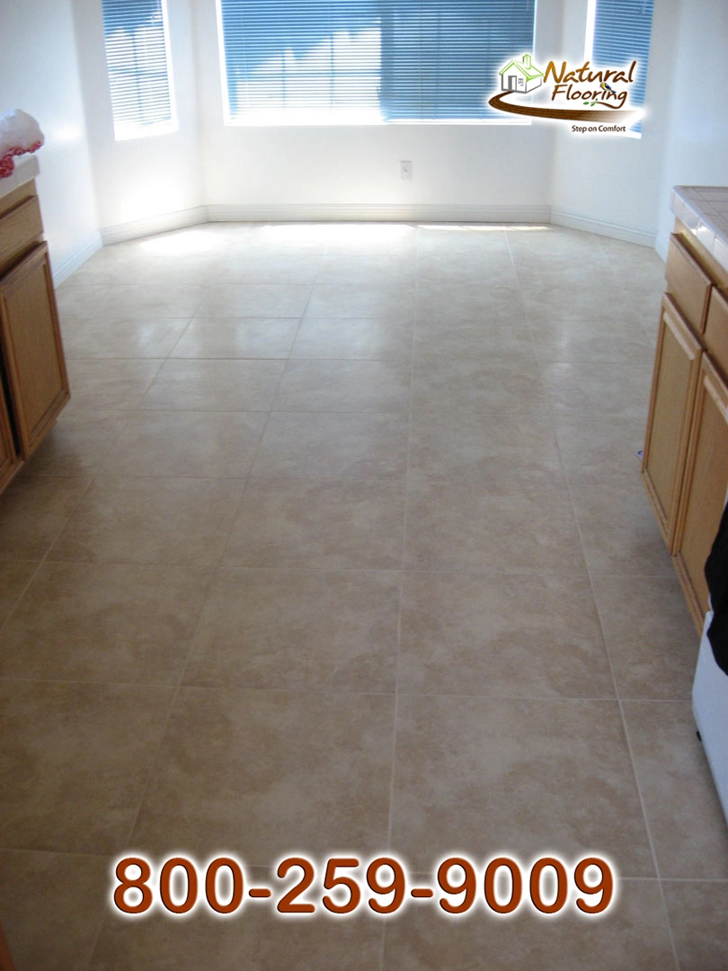 Kitchen Porcelain Squared Tile Floor