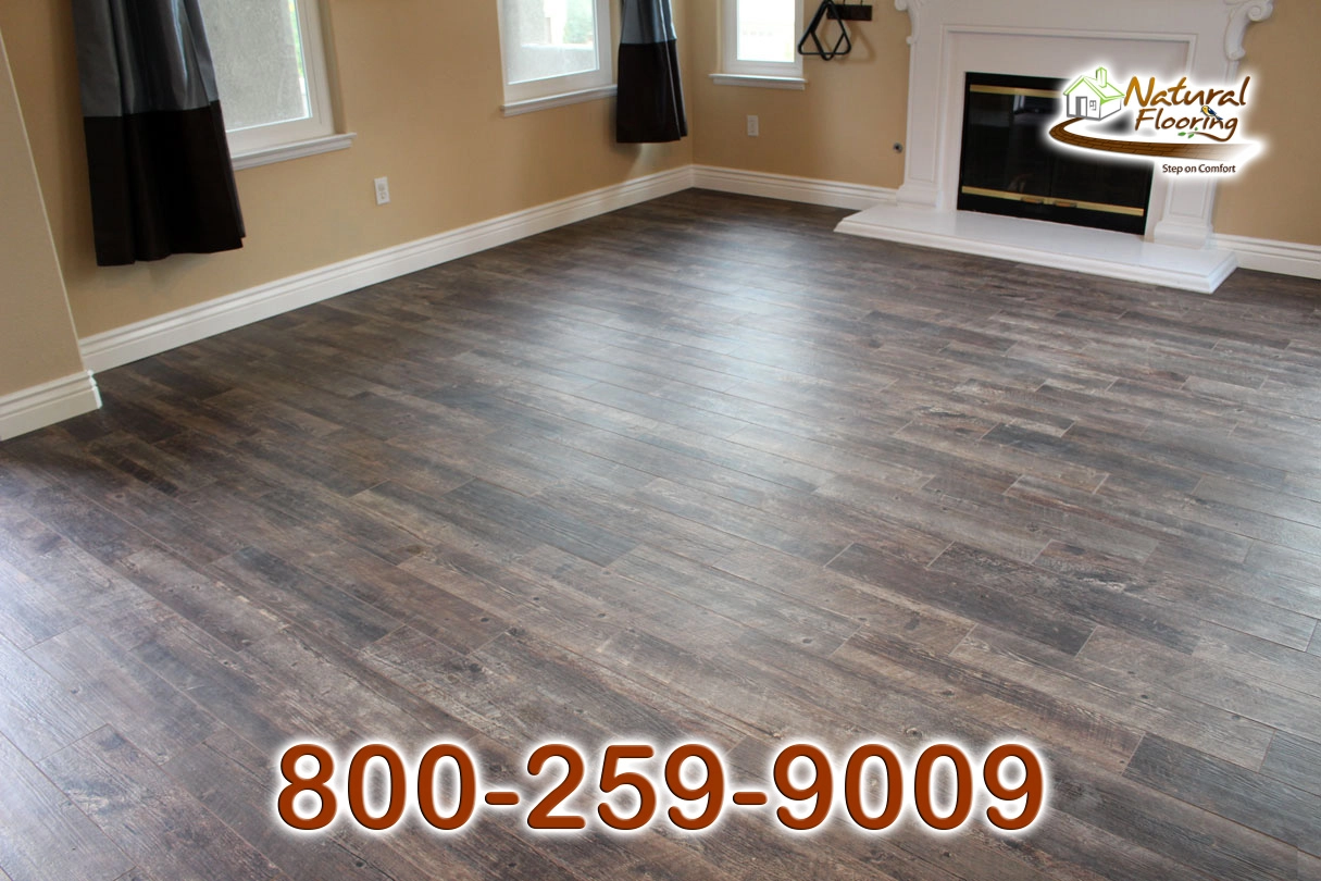 Espresso Pecan Wood Tile Floor