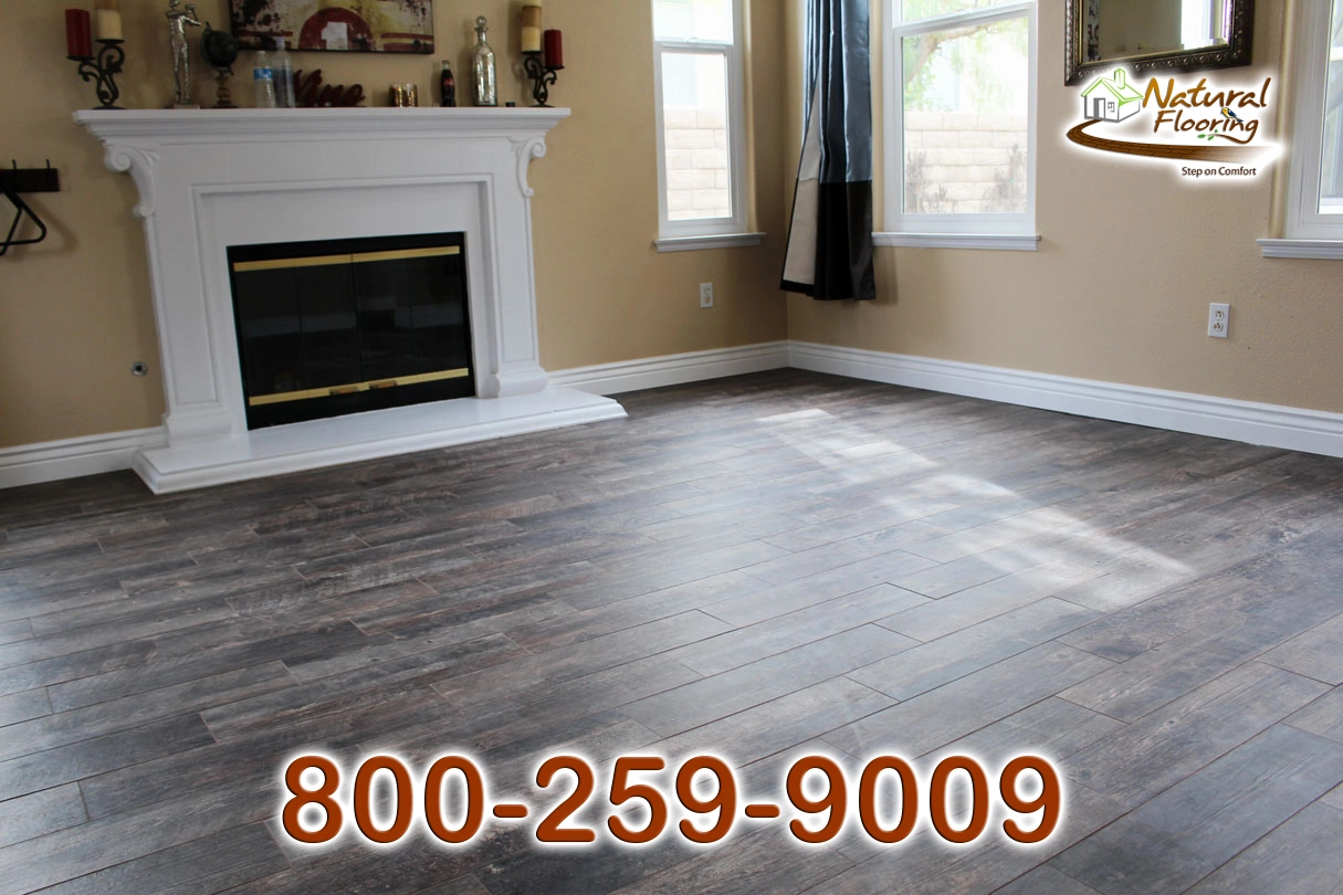 Espresso Pecan Wood Tile Floor
