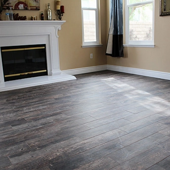Espresso Pecan Wood Tile Floor 9