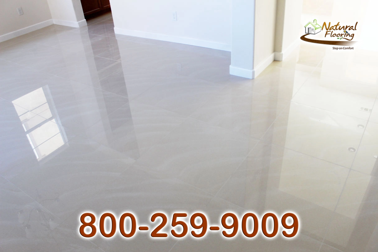 Glossy Ceramic Tile Floor