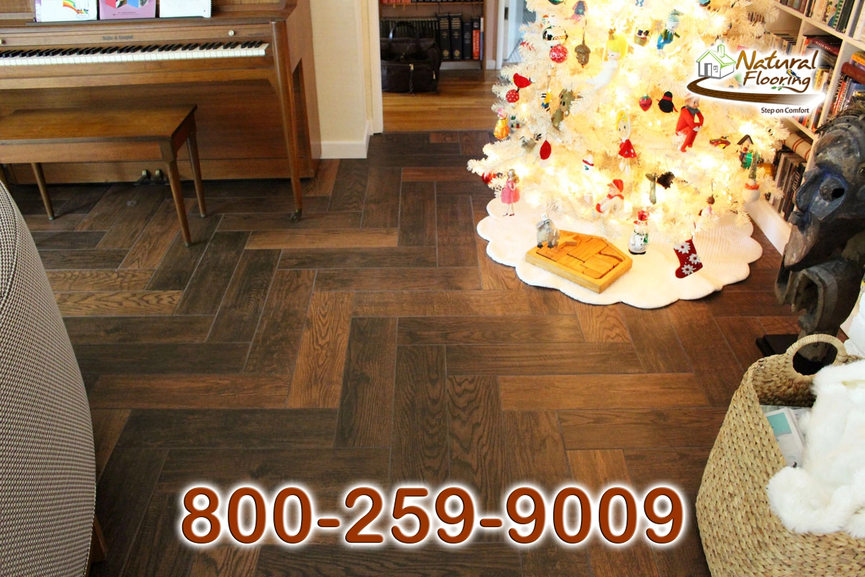 Herringbone Walnut Oak Floor