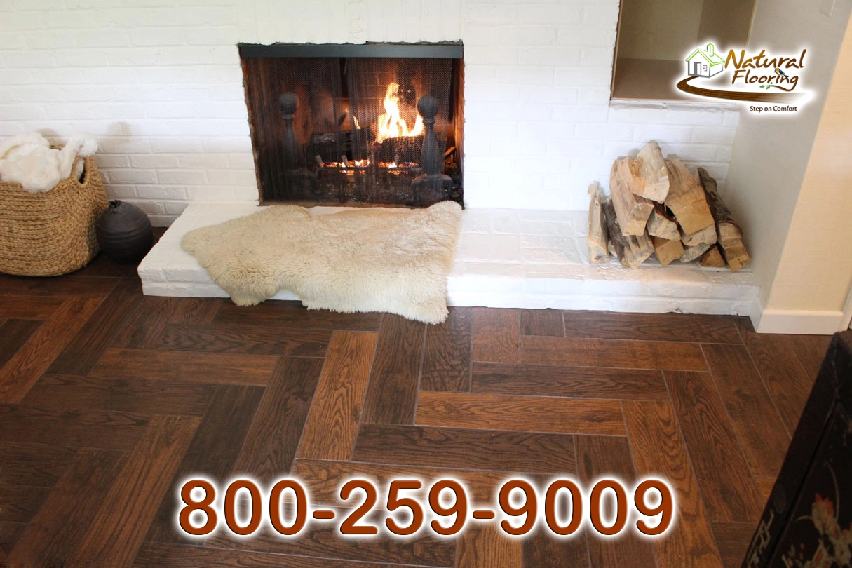 Herringbone Walnut Oak Floor