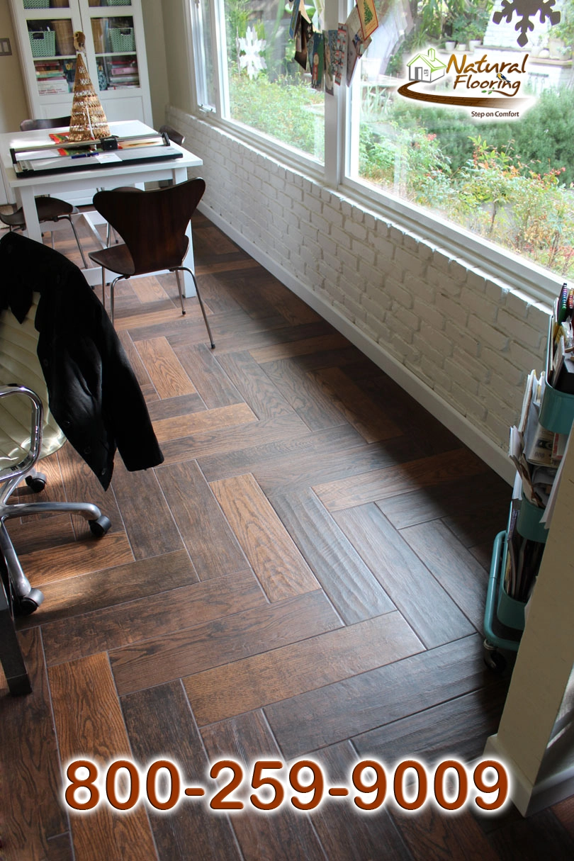 Herringbone Walnut Oak Floor