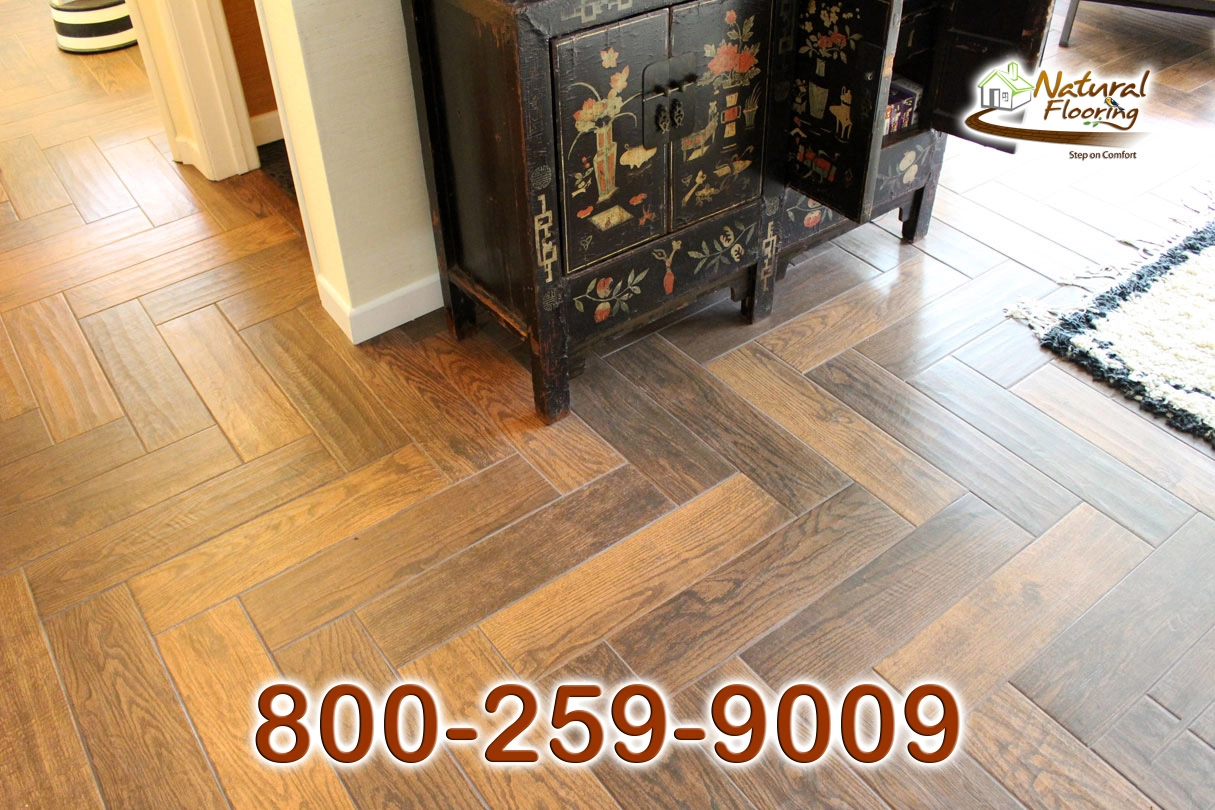 Herringbone Walnut Oak Floor