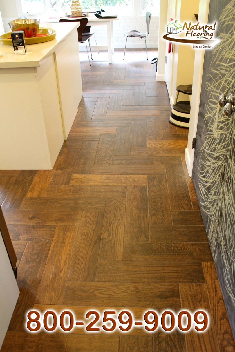 Herringbone Walnut Oak Floor