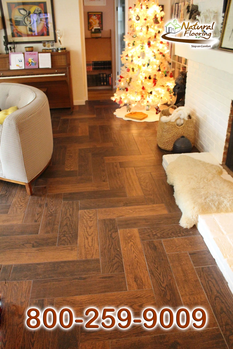 Herringbone Walnut Oak Floor