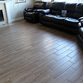 Hickory Tan Plank Tile Floor 4 917824