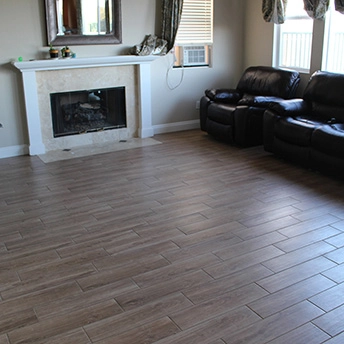 Hickory Tan Plank Tile Floor 5 833135
