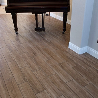 Hickory Tan Plank Tile Floor 6 118545
