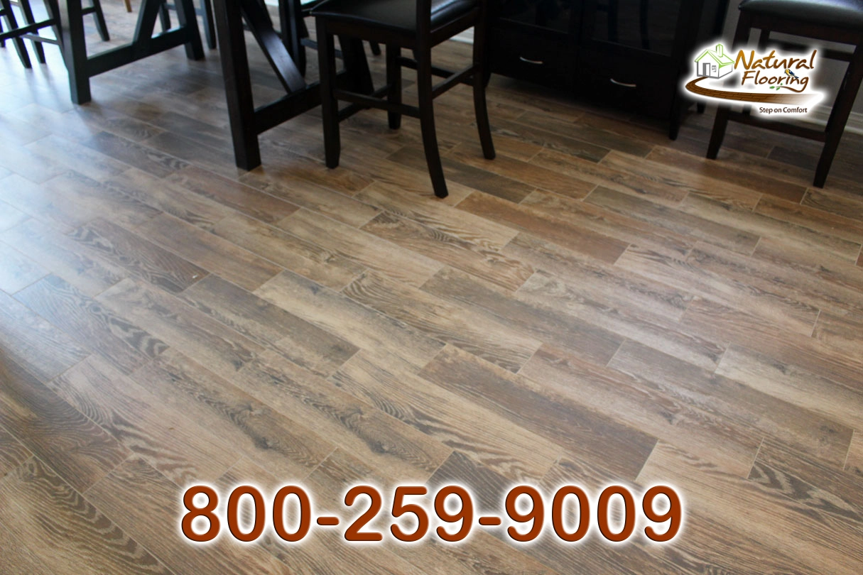 Hickory Wood Tile Floor