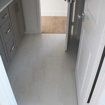 Jack Jill Bathroom Tile Floor 1